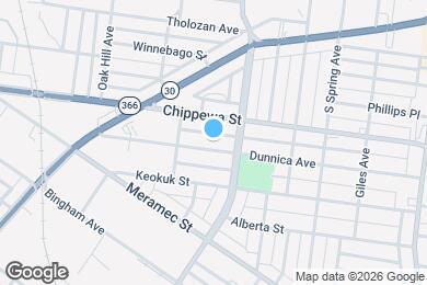Map image of the property - 3923 Dunnica Ave