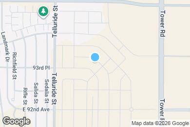 Map image of the property - 17940 E 94th Ave