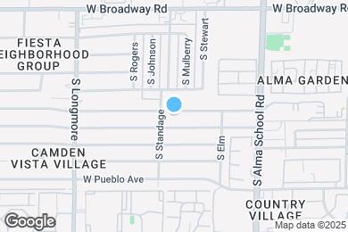 Map image of the property - 1355 W 6th Ave