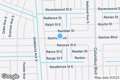 Map image of the property - 1118 Sunrise Blvd