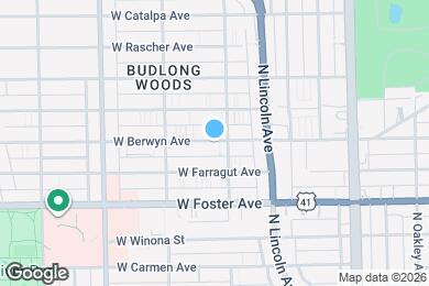 Map image of the property - 2617 W Berwyn Ave