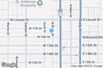 Map image of the property - 404 W 16th St