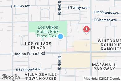 Map image of the property - 3033 E Devonshire Ave
