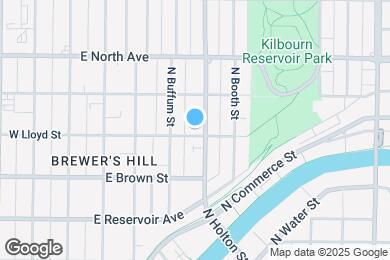 Map image of the property - 430 E Lloyd St