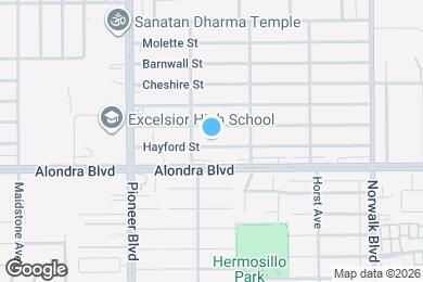 Map image of the property - 11921 Hayford St