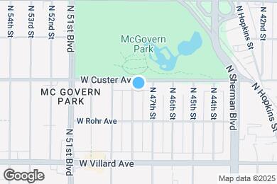 Map image of the property - 5356 N 48th St