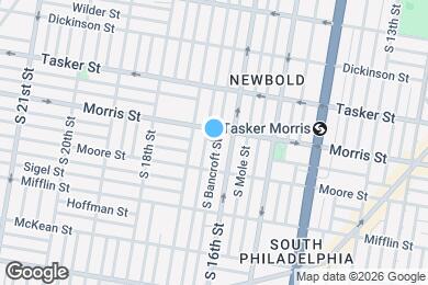 Map image of the property - 1716 S Bancroft St