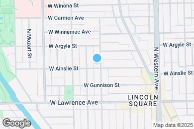 Map image of the property - 4906 N Rockwell St