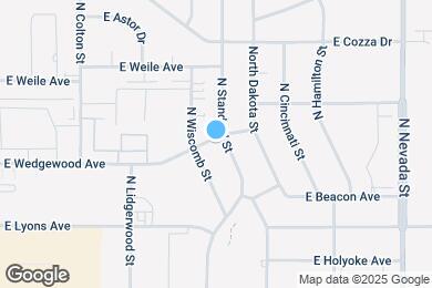 Map image of the property - 516 E Wedgewood Ave