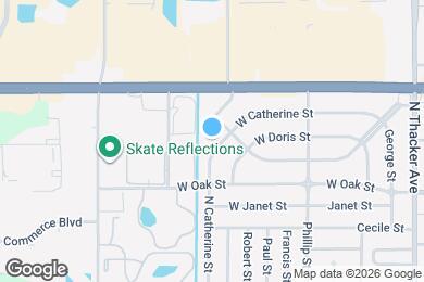 Map image of the property - 1114 W Catherine St