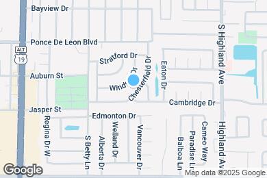 Map image of the property - 1354 Chesterfield Dr