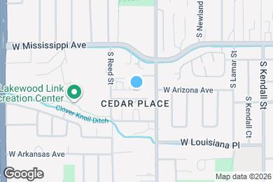 Map image of the property - 1190 S Reed St