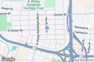 Map image of the property - 789 Van Buren St