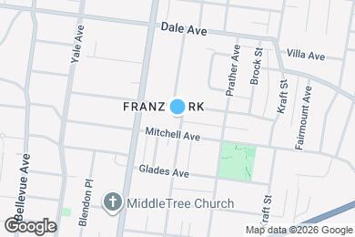 Map image of the property - 1617 Forest Ave