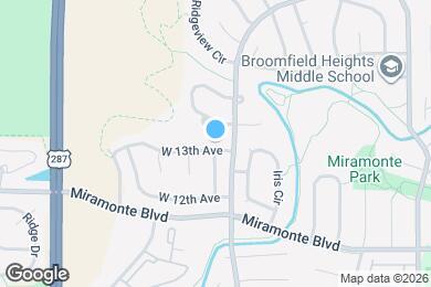 Map image of the property - 1235 W 13th Ave