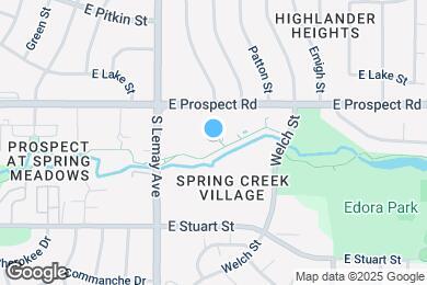 Map image of the property - 1221 E Prospect Rd