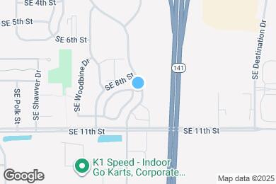 Map image of the property - 801 SE 10th Ln