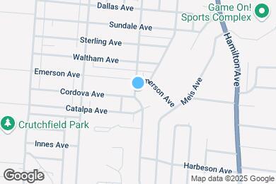 Map image of the property - 6502 Savannah Ave