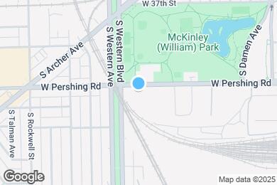 Map image of the property - 2323 West Pershing Road