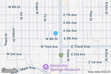 Map image of the property - 111 W 4th St