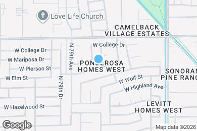 Map image of the property - 7724 W Pierson St