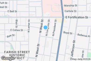 Map image of the property - 841 N Congress St