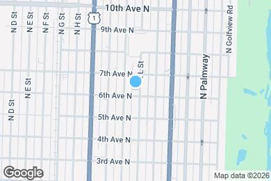 Map image of the property - 607 N L St