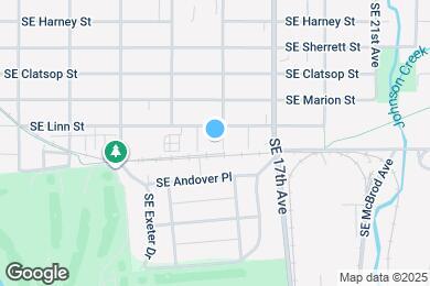 Map image of the property - 8829-8833 SE 16th Ave