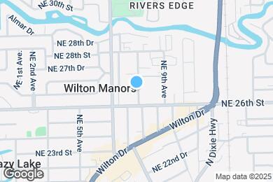 Map image of the property - 2607 NE 8th Ave