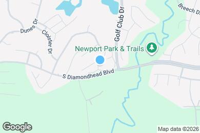 Map image of the property - 1500 S Diamondhead Blvd