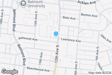 Map image of the property - 2121 12th Ave S