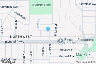 Map image of the property - 2405 Lafayette Ave