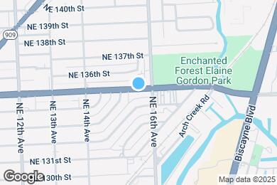 Map image of the property - 1556 NE 135th St