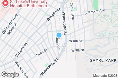 Map image of the property - 633 Ontario St