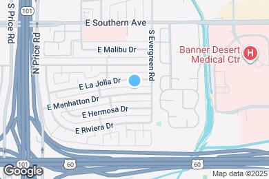 Map image of the property - 2520 E Manhatton Dr