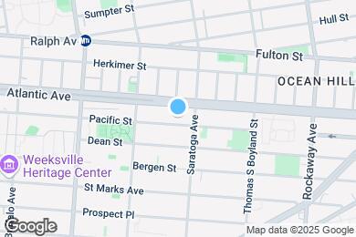 Map image of the property - 2105A Pacific St