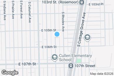 Map image of the property - 10529 S Eberhart Ave