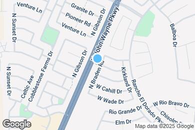 Map image of the property - 21972 N Braden Rd