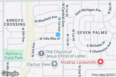 Map image of the property - 15 W Villa Rita Dr