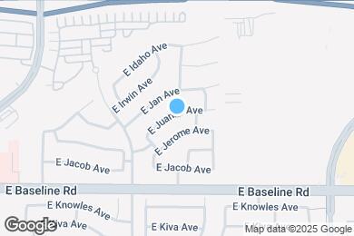 Map image of the property - 10363 E Juanita Ave