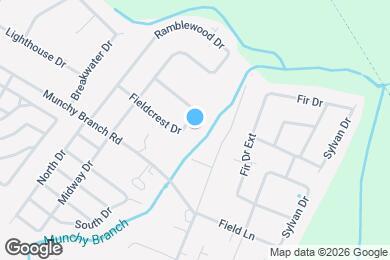 Map image of the property - 2094 Fieldcrest Dr