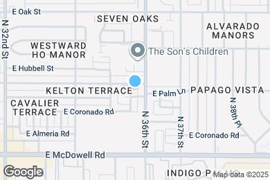 Map image of the property - 1831 N 35th Pl