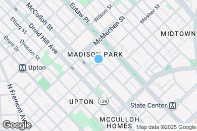 Map image of the property - 1428 Madison Ave