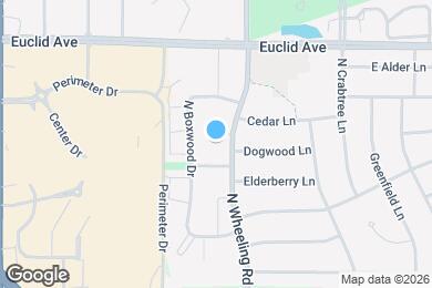 Map image of the property - 1100 N Wheeling Rd