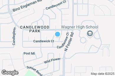 Map image of the property - 2907 Candleside Dr