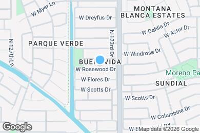 Map image of the property - 12334 W Rosewood Dr