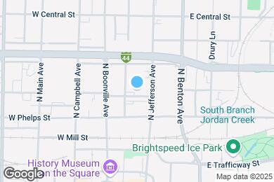 Map image of the property - 606 N Robberson Ave