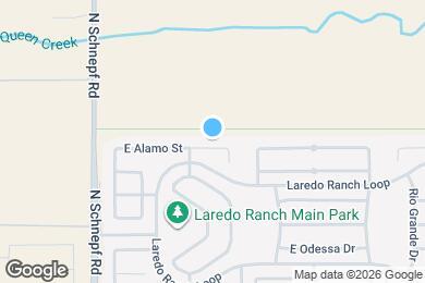 Map image of the property - 3882 E Alamo St