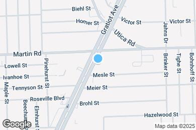 Map image of the property - 27882 Gratiot Ave