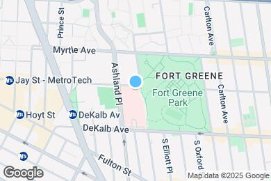 Map image of the property - Verdant Fort Greene